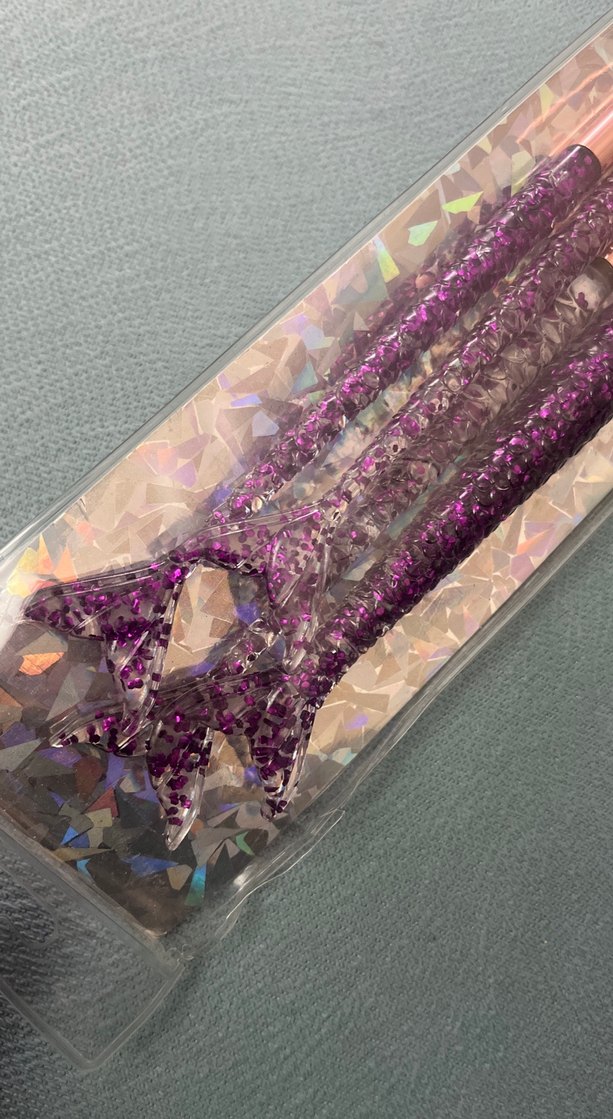 Mor Deniz Kızı Makyaj Fırça Seti - Görsel 3