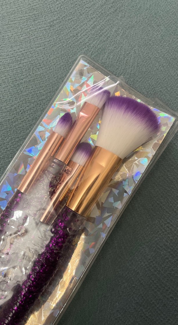 Mor Deniz Kızı Makyaj Fırça Seti - Görsel 2