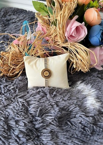 Altın Renkli taşlı Kadın Bileklik - Görsel 3