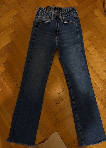 Kadın Koyu Kahverengi Regular Fit Denim Pantolon