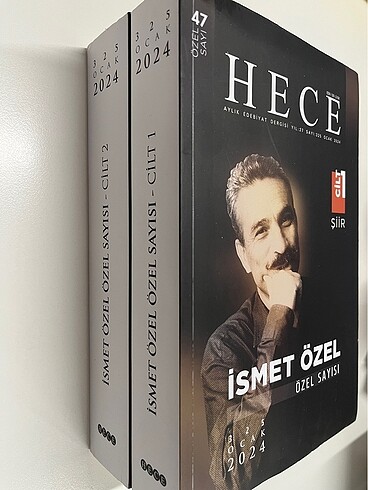 HECE DERGİSİ İSMET ÖZEL : ÖZEL SAYISI 1-2 CİLT