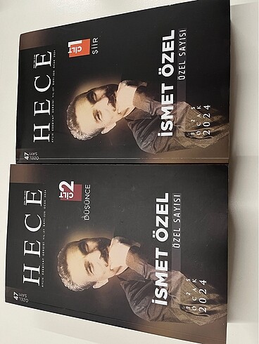 HECE DERGİSİ İSMET ÖZEL : ÖZEL SAYISI 1-2 CİLT