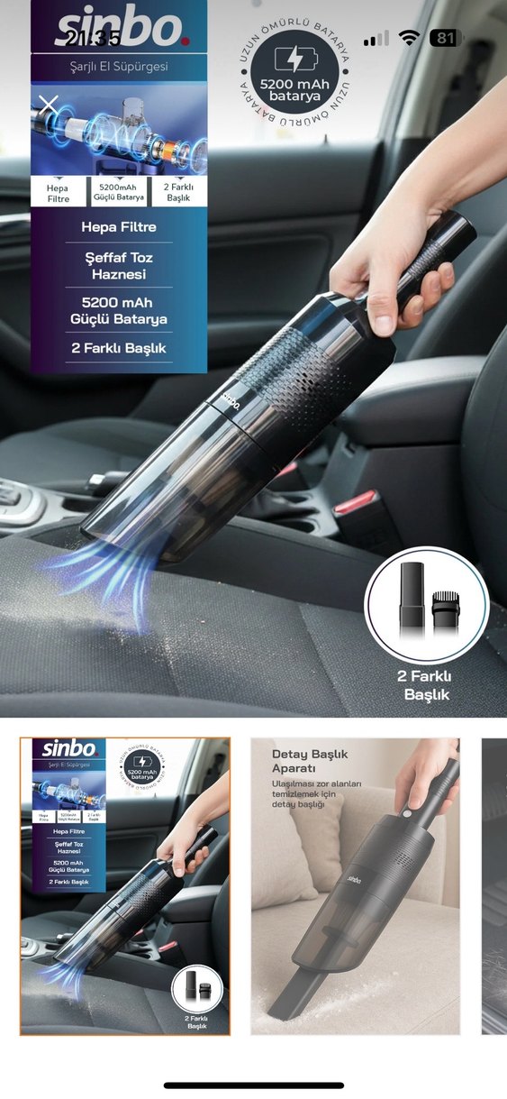 Siyah El Süpürgesi - Görsel 3