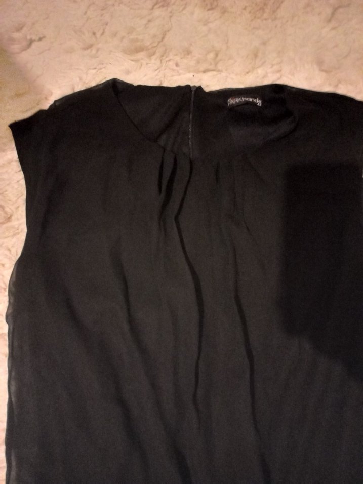 Siyah Kolsuz Mini Kadın Tulum - Görsel 3