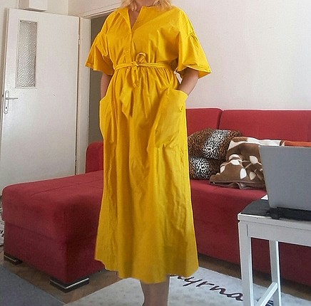 Sari elbise 