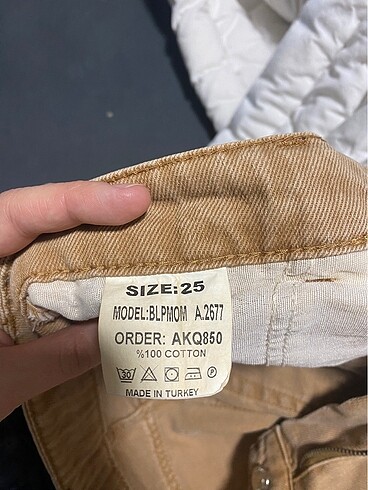 s Beden camel renk baggy jean