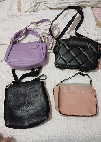 Kadın Deri Tokalı Günlük Çanta herbir resimdeki canta 250 tl - Görsel 2