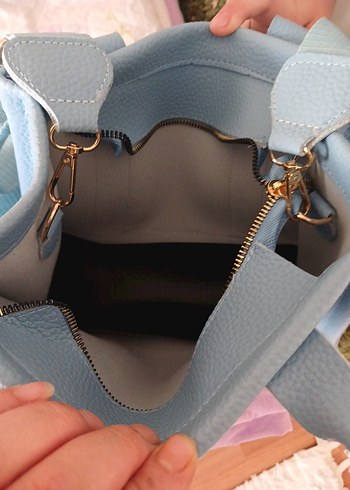 Kadın Deri Tokalı Günlük Çanta herbir resimdeki canta 250 tl - Görsel 7