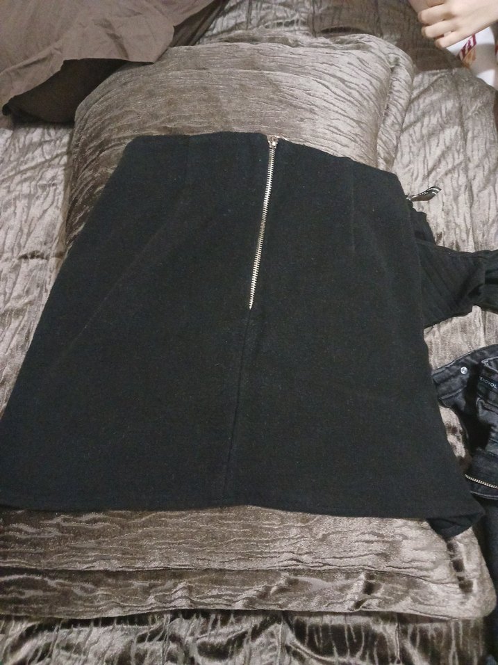 Kadın Gri Deri  etek kase etek kot şort hepsi s beden - Görsel 4