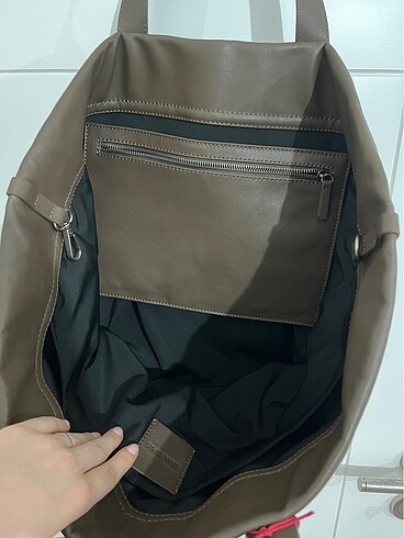 inek derisi zara çanta - Görsel 7