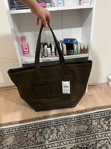 inek derisi zara çanta - Görsel 8