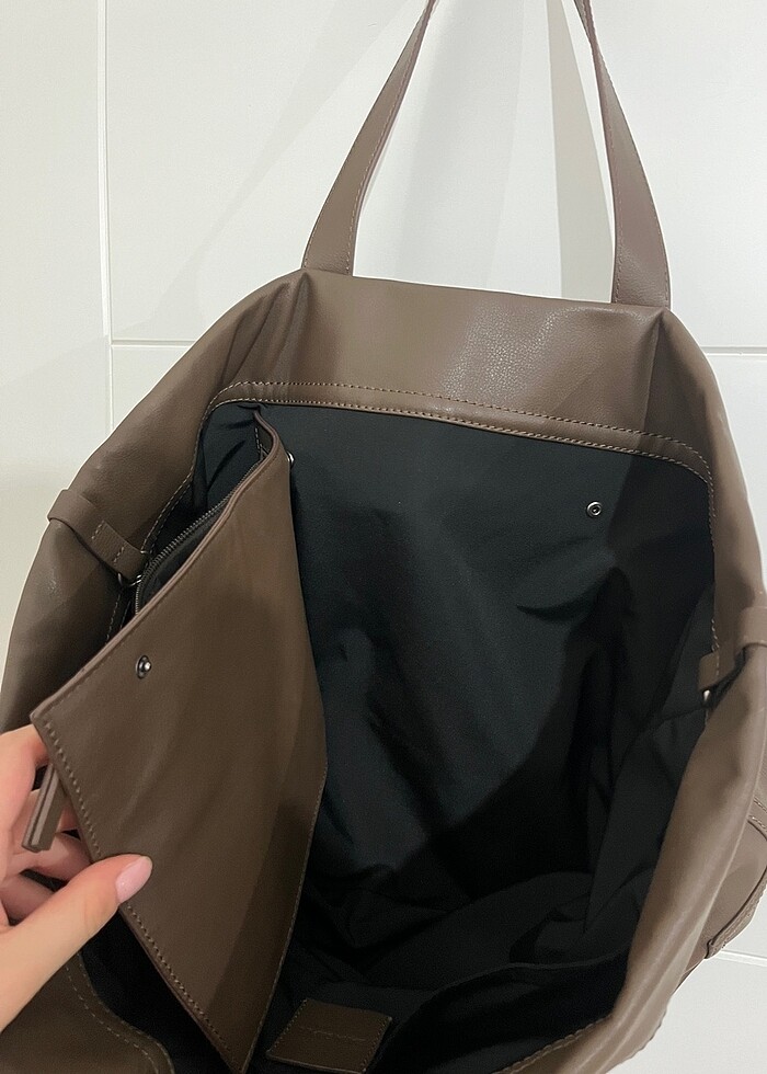 inek derisi zara çanta - Görsel 4