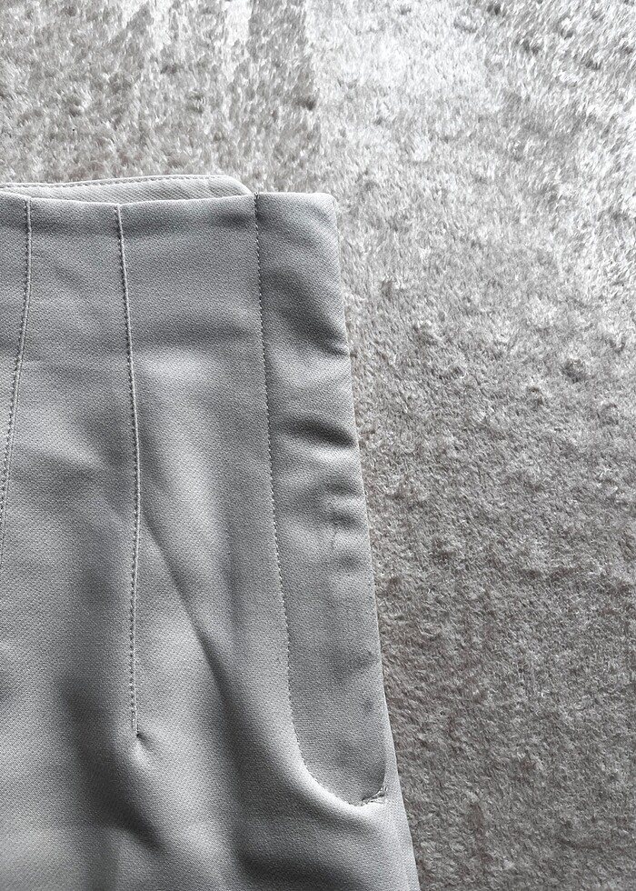 Bircançil krem cigarette pantolon - Görsel 5