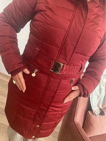 Uzun şişme mont - Görsel 2