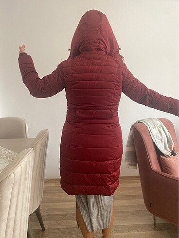 Uzun şişme mont - Görsel 3