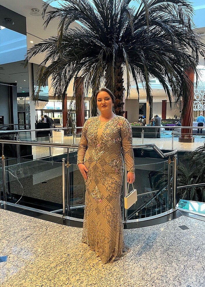 Özel tasarım abiye elbise - Görsel 3