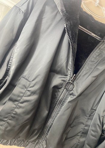 H&M kürk mont - Görsel 5