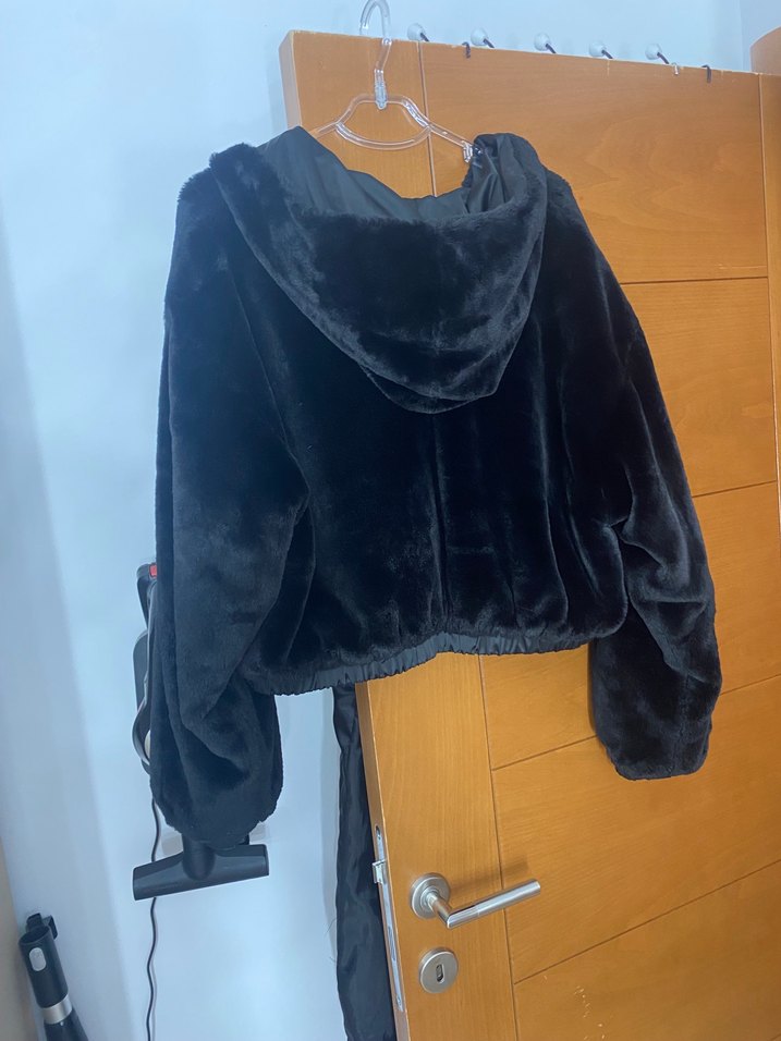 H&M kürk mont - Görsel 2