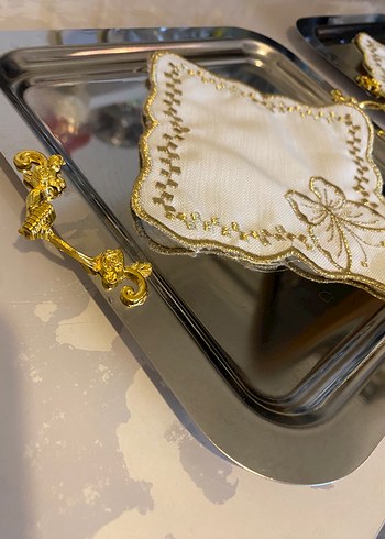 Kahve sunum tepsi - Görsel 4