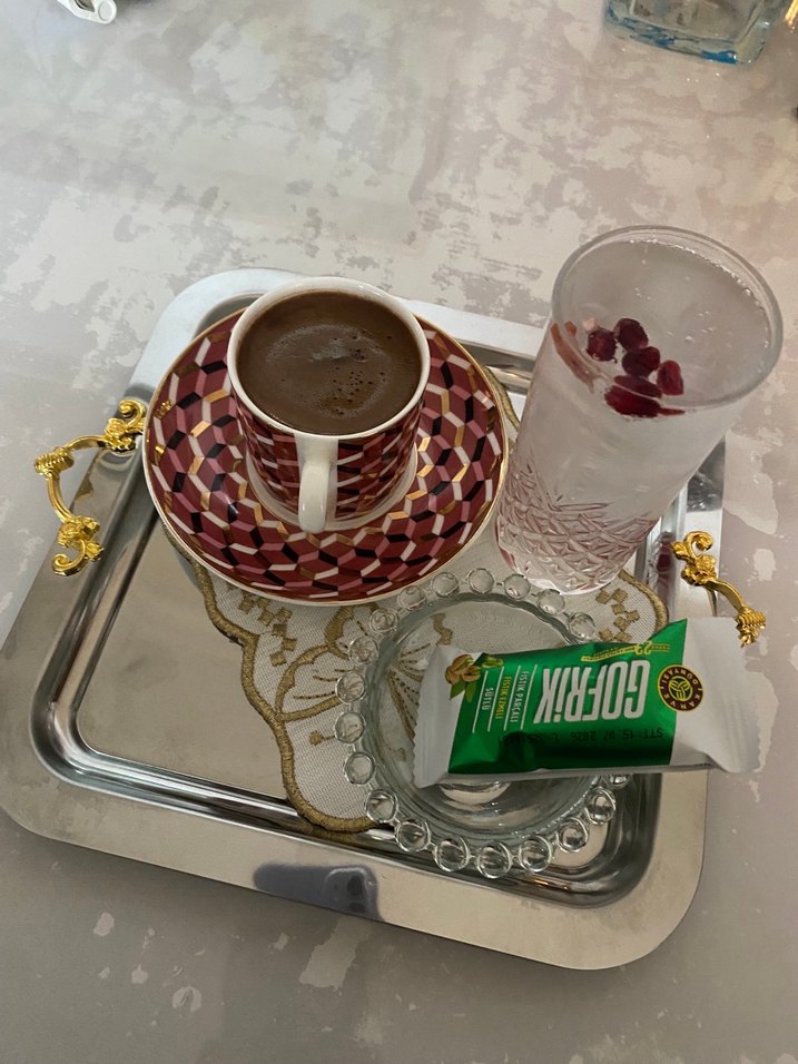 Kahve sunum tepsi - Görsel 3