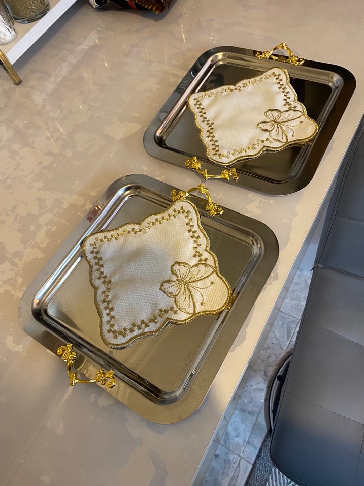 Kahve sunum tepsi - Görsel 2