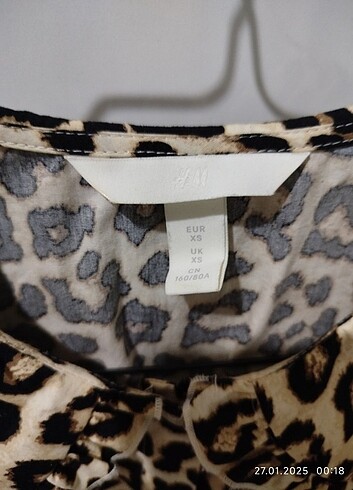 H&M H&m leopar gömlek