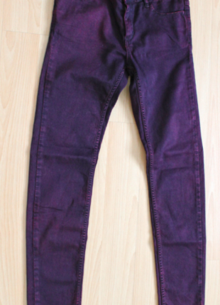 38 Beden siyah/bordo karışımlı pantolon