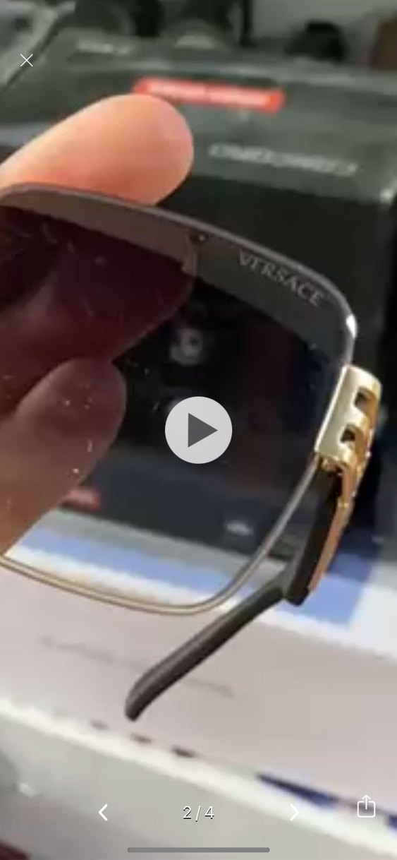 Gri Kadın Sokak Stili Gözlük - Görsel 2