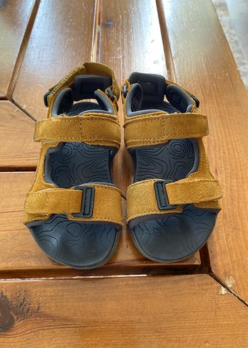 Kahverengi Süet Tokalı zara Erkek Çocuk Sandalet