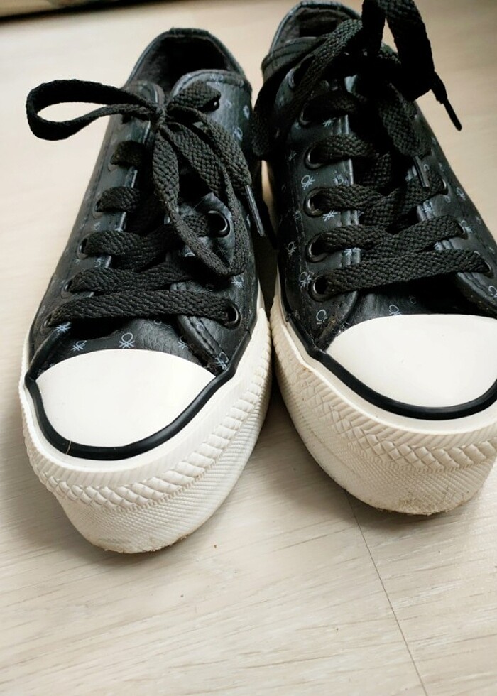 Benetton yüksek taban ayakkabı  - Görsel 3