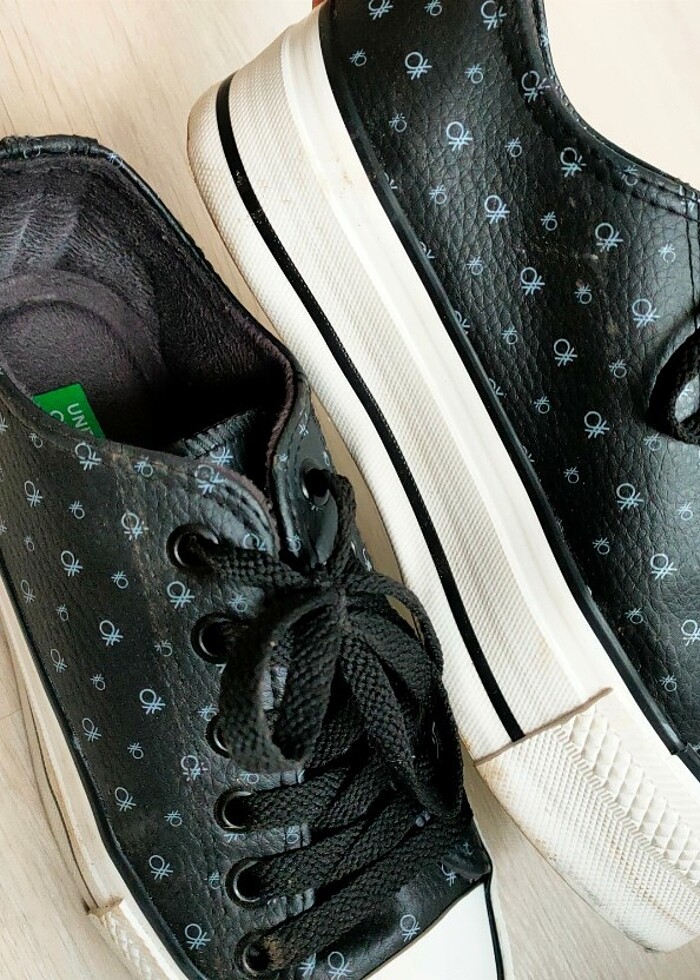 Benetton yüksek taban ayakkabı  - Görsel 4