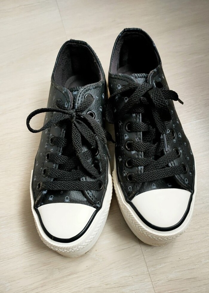 Benetton yüksek taban ayakkabı  - Görsel 5