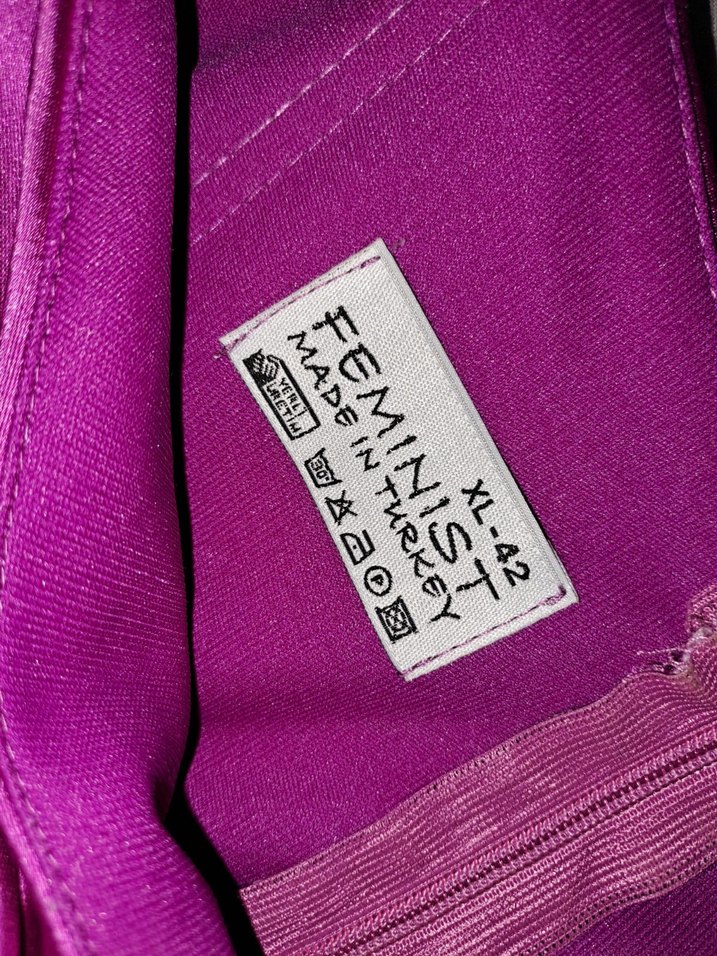 Fuşya Drapeli Uzun Abiye Elbise - Görsel 2