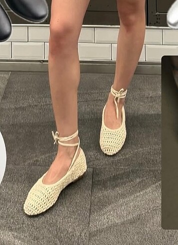 39 Beden ten rengi Renk Zara espadril