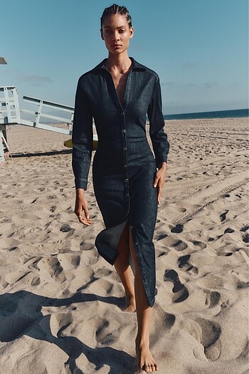 Zara denim elbise