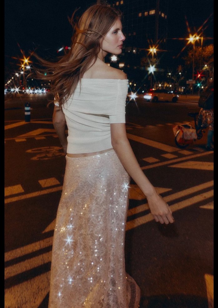 Omuzları açık triko - Görsel 2