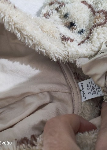 Kürk Detaylı Kahverengi Bebek Tulumu - Görsel 3