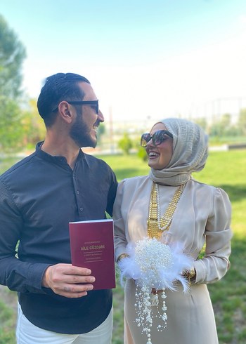 Bohem Etnik Desenli Beyaz Uzun Elbise - Görsel 2