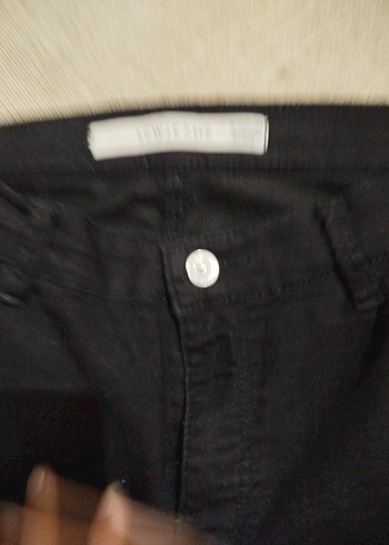 30 Beden siyah Renk Siyah Regular Fit Midi Kadın Kot Pantolon lcw