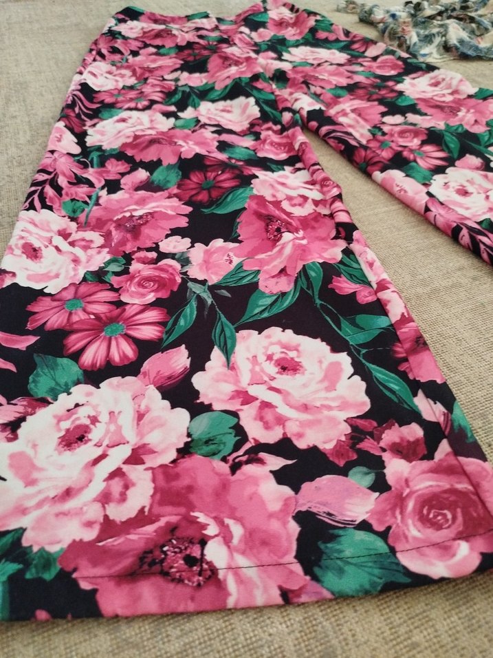 M bedene çiçek pantalon cepli - Görsel 5