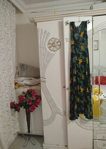 Çiçek Desenli Uzun Bohem Elbise s