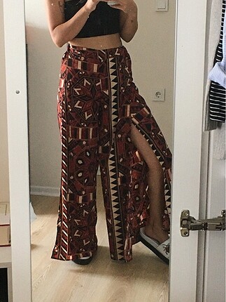 H&m vintage yırtmaçlı pantolon