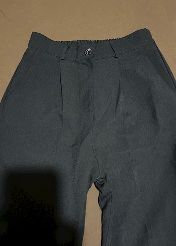 Zara siyah Midi Kadın Kumaş Pantolon