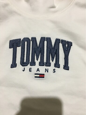 s Beden beyaz Renk tommy jeans crop