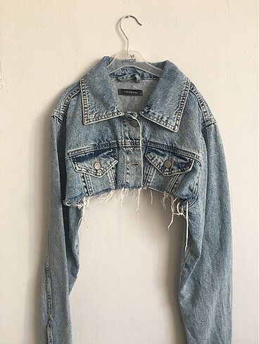 Bershka crop kot ceket