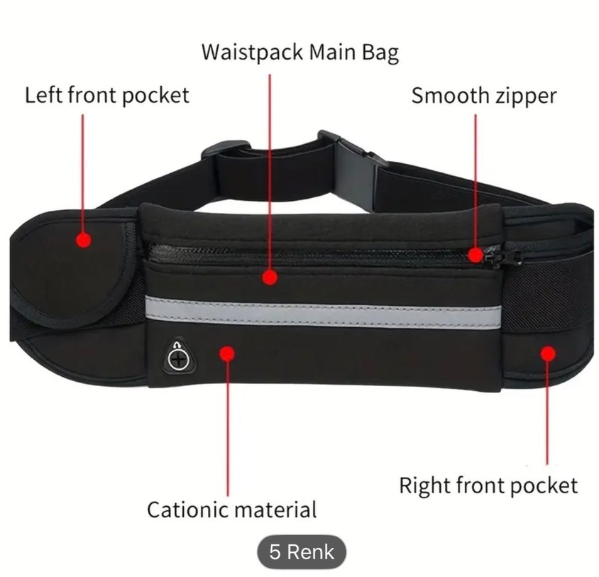 Spor Bel Çantası - Görsel 4