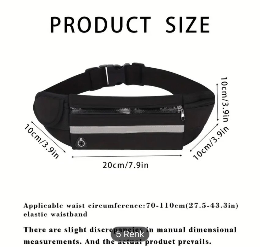 Spor Bel Çantası - Görsel 3