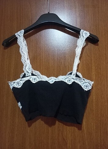 Sheinside y2k gothic dantelli e girl crop büstiyer