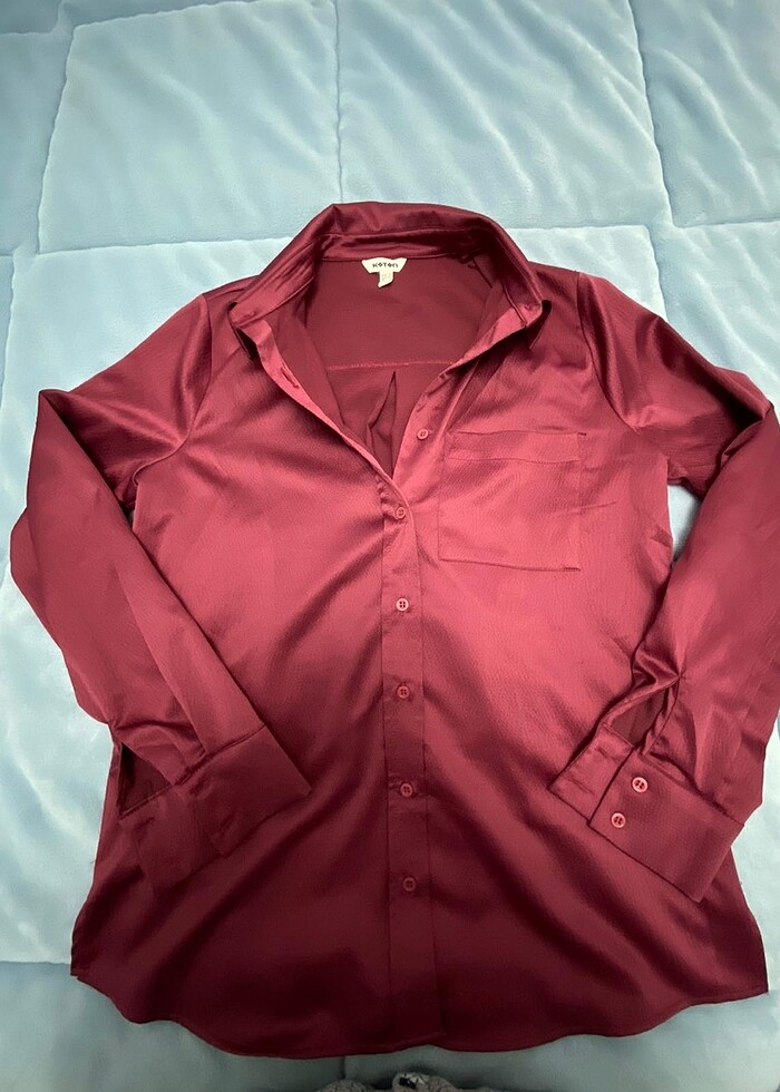 Saten gömlek - Görsel 3