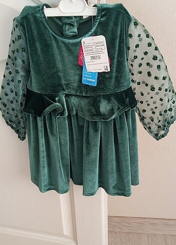 LC Waikiki Kadife elbise 